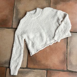 Cropped Chenille Sweater